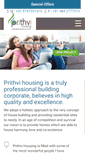 Mobile Screenshot of prithvihousing.com